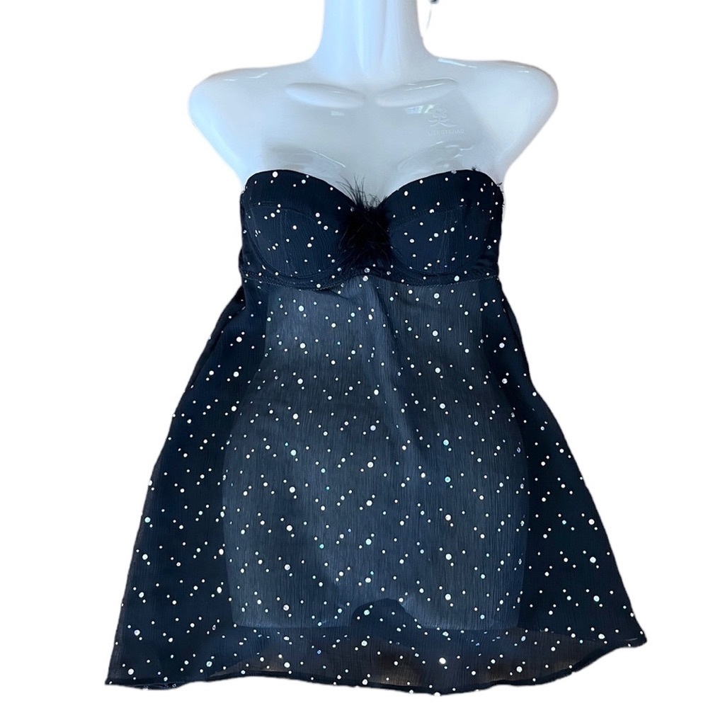 Y2K Rampage Babydoll Strapless Push Up Nighty